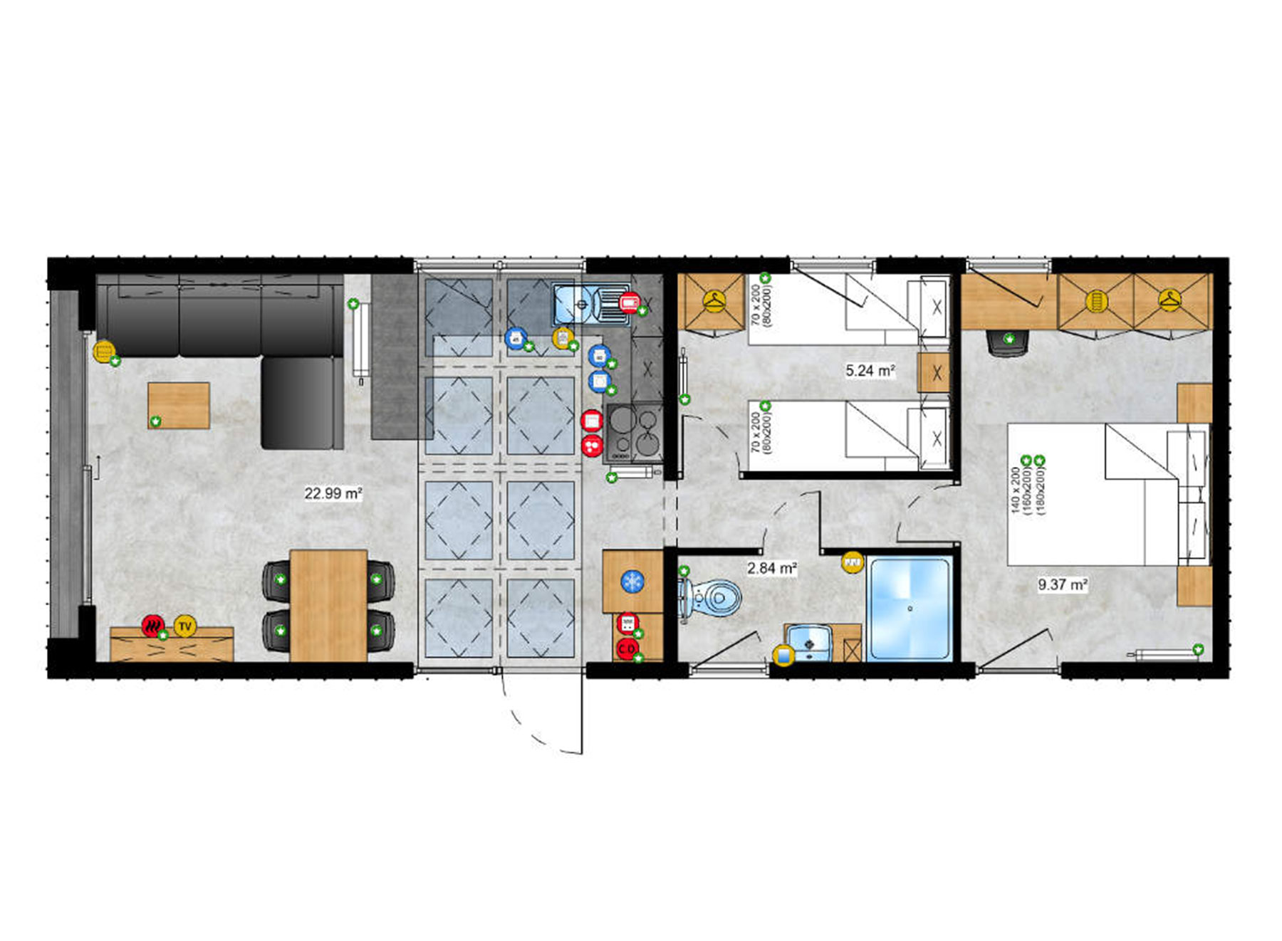 Living Modules – Tiny House – Capri Raumplan